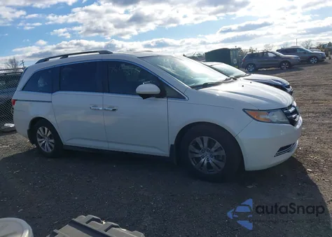 2017 Honda Odyssey Ex-L из США, поврежденный, VIN 5FNRL5H63HB001581